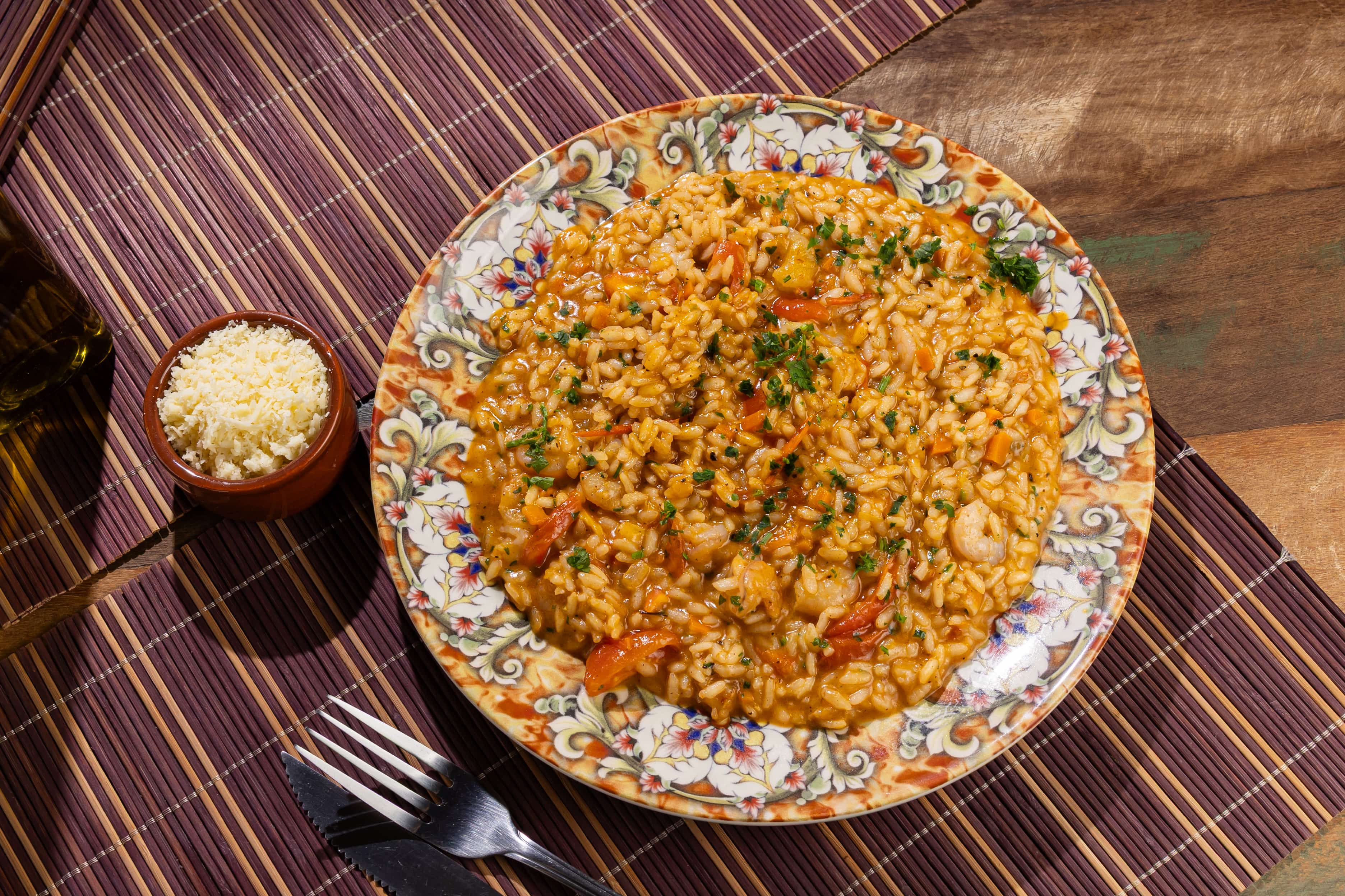 Risoto de Camarão